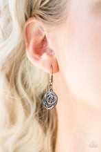 Load image into Gallery viewer, Rosy Rosette - Black- Paparazzi