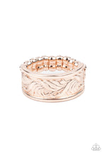 Load image into Gallery viewer, Billowy Bands - Rose Gold- Paparazzi
